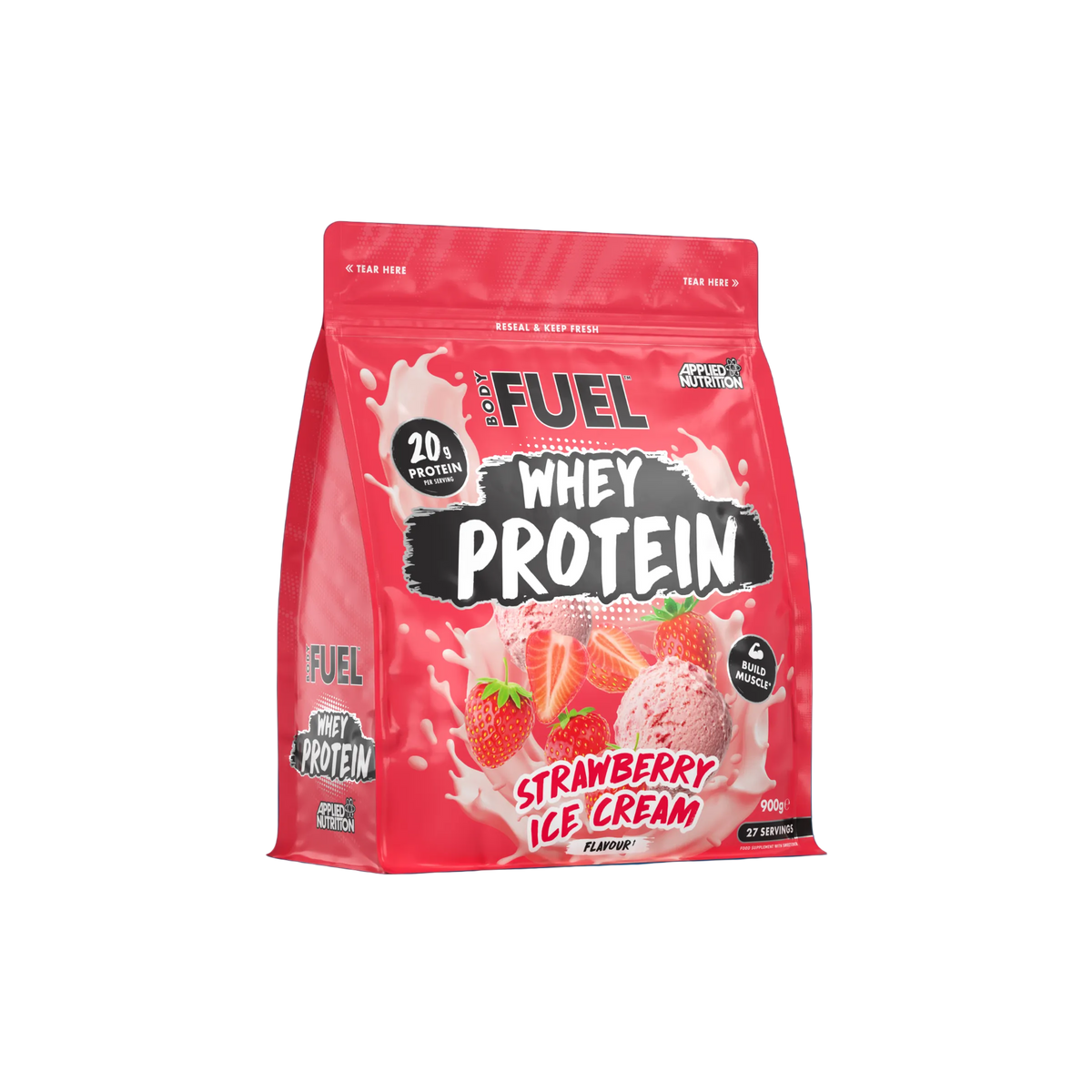 BODYFUEL™ WHEY PROTEIN 900G (27 SERVINGS) - Strawberry Ice Cream