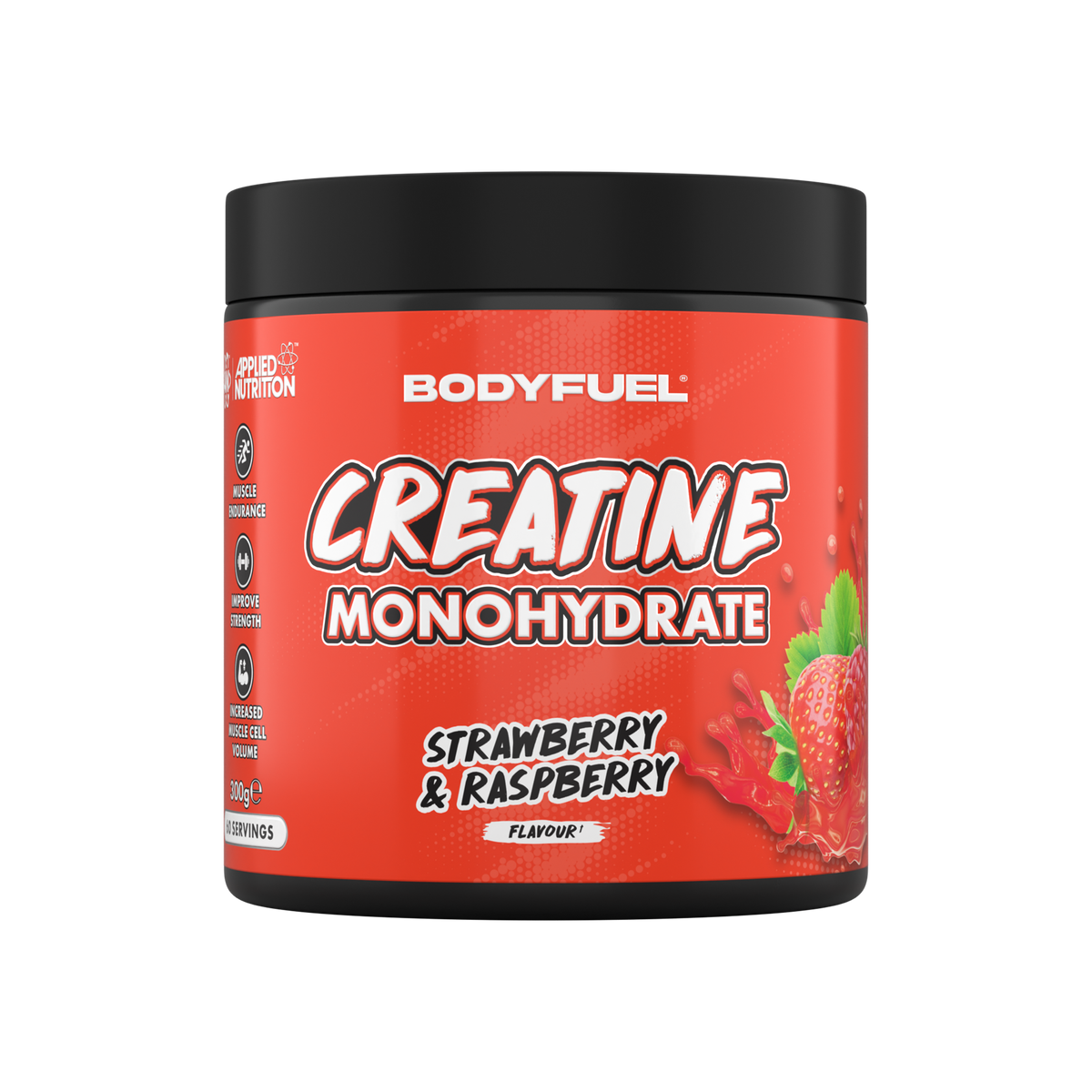 BODYFUEL™ Kreatín 300 gr - Strawberry & Raspberry