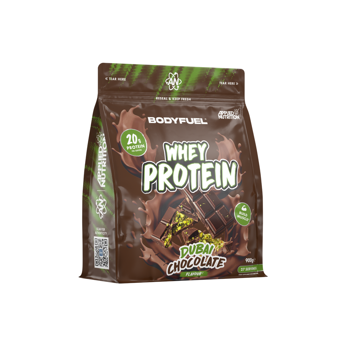 BODYFUEL™ WHEY PROTEIN 900G (27 SERVINGS) - Dubai Chocolate