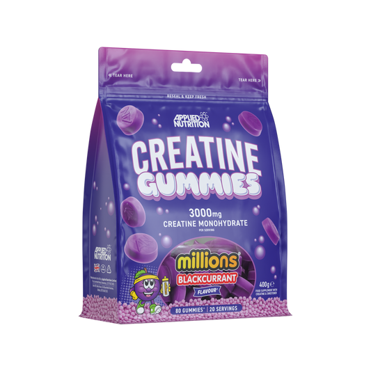 CREATINE MONOHYDRATE GUMMIES (20 SERVINGS) - Blackcurrant